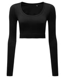 TriDri Women's Ribbed Seamless Crop Top (TR224)