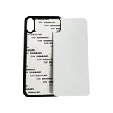 iPhone XS Max Sublimation Phone Case - Black Rubber