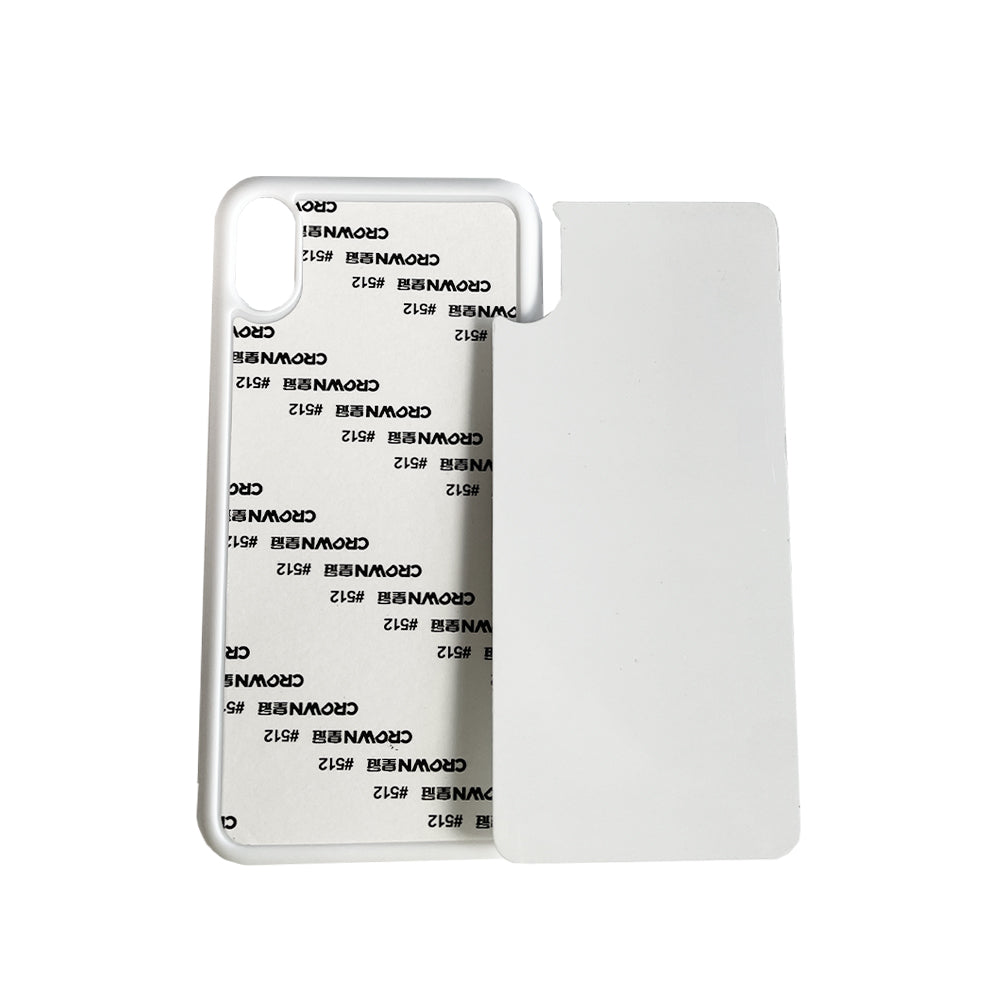iPhone XS Max Sublimation Phone Case - White Rubber