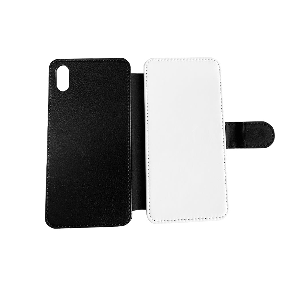 iPhone XS Max Leather Flip Sublimation Phone Case
