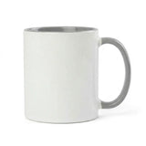 11oz Grey Inner & Handle Coloured Sublimation Mug