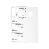 Huawei P30 Lite Sublimation Phone Case - Transparent Rubber