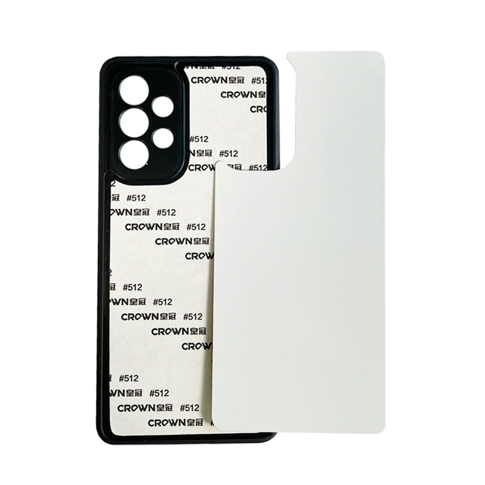 Galaxy A53 Sublimation Phone Case - Black Rubber