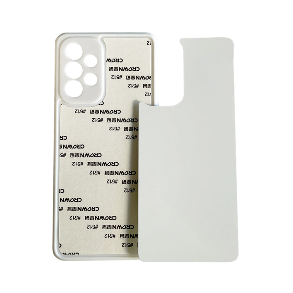Galaxy A33 Sublimation Phone Case - White Rubber