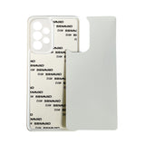 Galaxy A53 Sublimation Phone Case - White Rubber