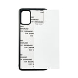 Galaxy A71 Sublimation Phone Case - Black Rubber
