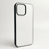 iPhone 16 Pro Max Sublimation Phone Case - Black Rubber