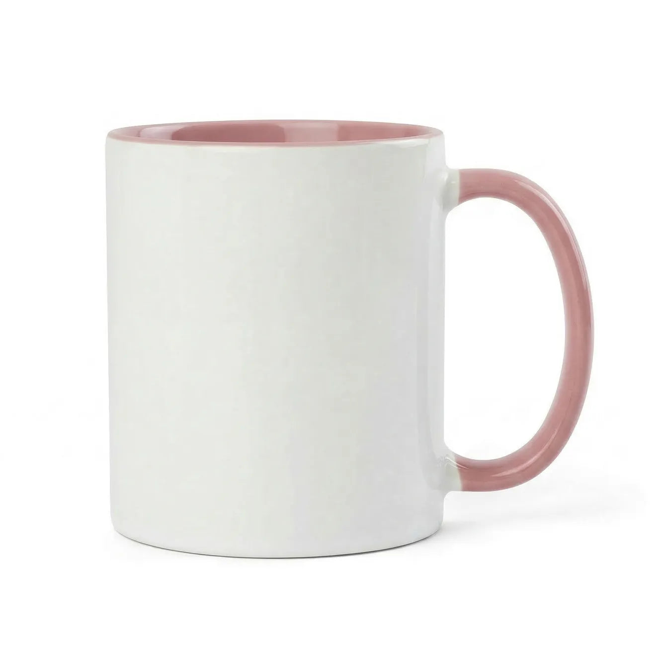 11oz Pink Inner & Handle Coloured Sublimation Mug