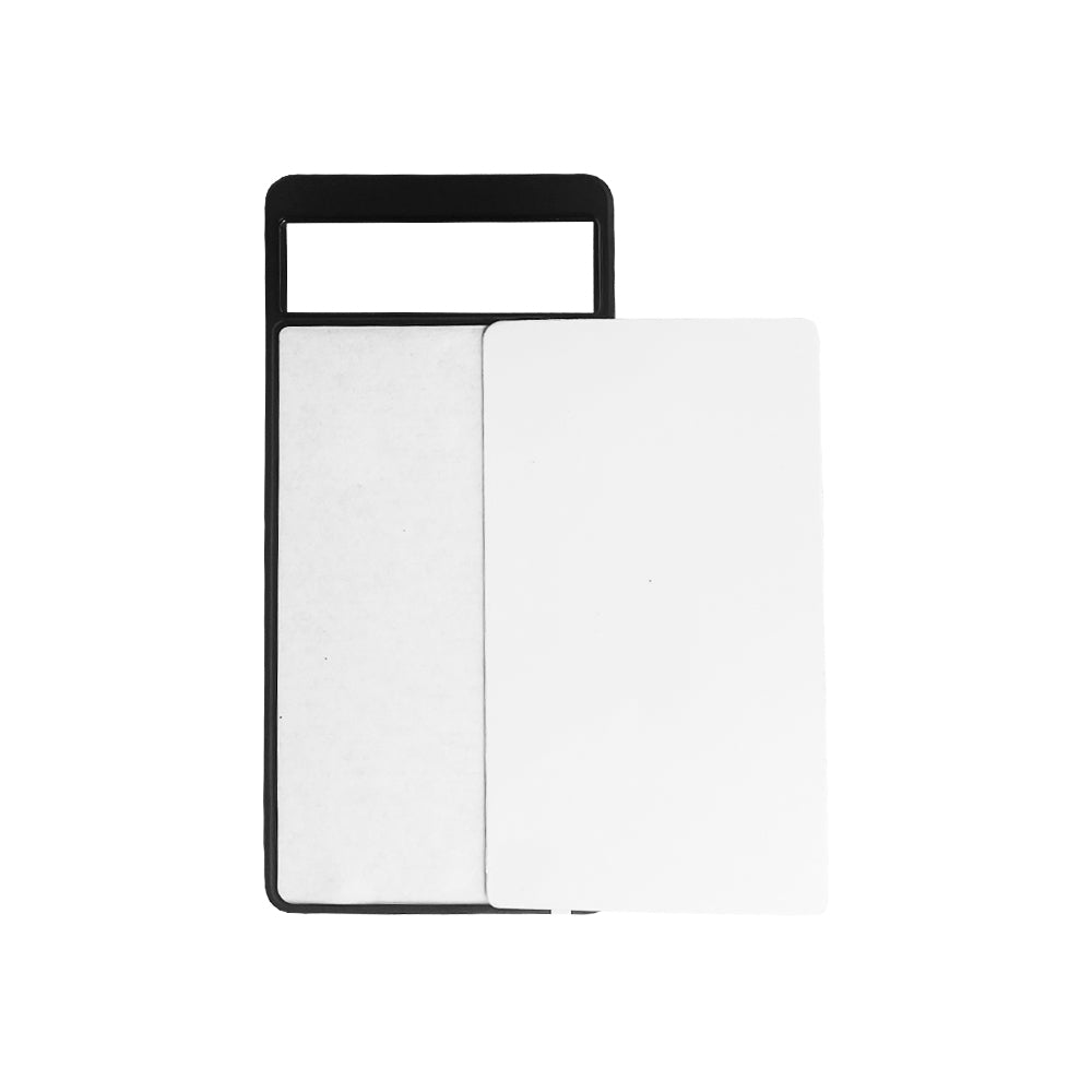 Google Pixel 6a Sublimation Phone Case - Black Rubber