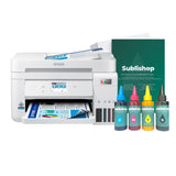 Converted Sublimation Printer A4 Epson EcoTank ET-4856 - Plug and Print Starter Bundle