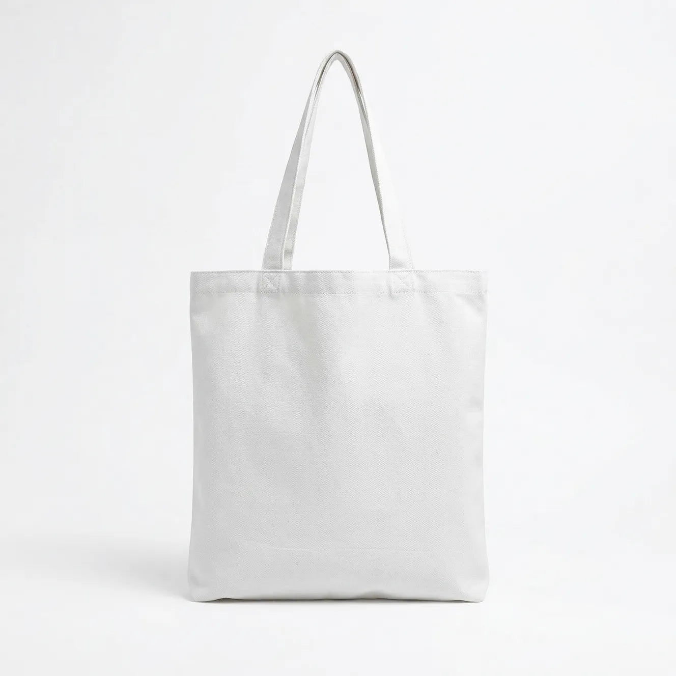 Soft Polyester Tote Bag - White Large (38 x 42cm)
